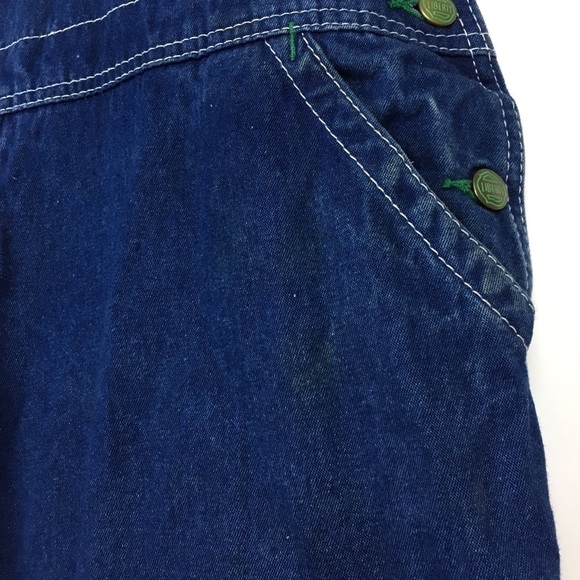 LIBERTY Overalls Carpenter Long Pants Bib Denim Work Ranch Farm Outdoor Size 42 - Picture 12 of 13
